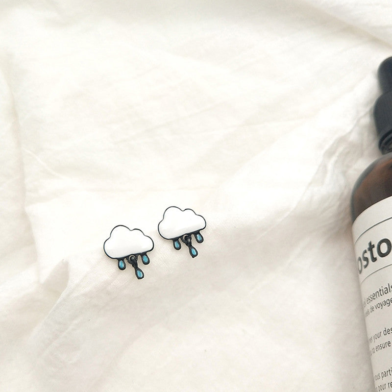 Cartoon Cute Earrings Small Exquisite Cloud Earrings