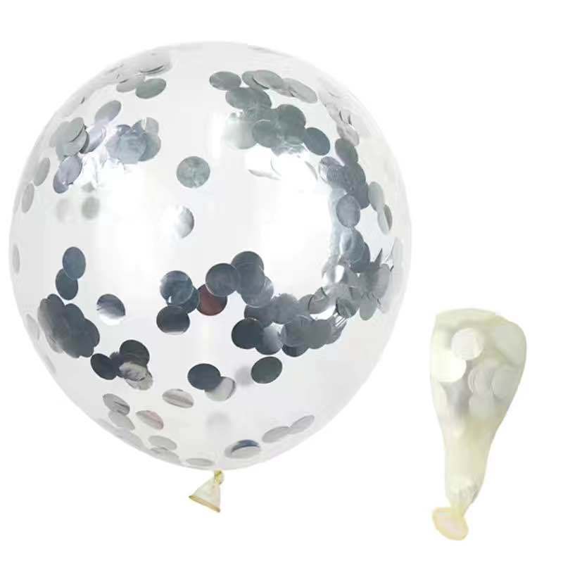 Silver Laser Disco Metal Foil Balloon Party Decoration