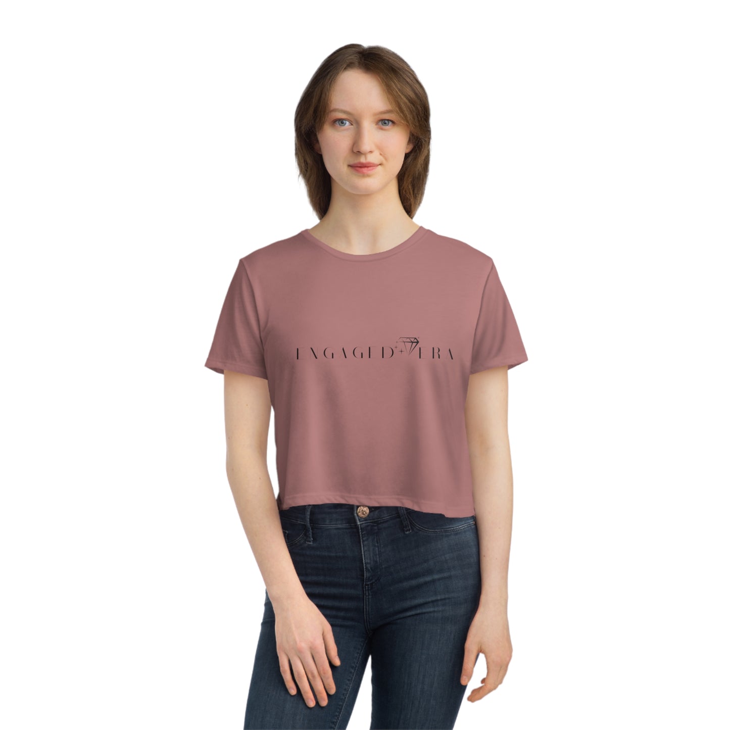 Engaged Era Women's Flowy Cropped Tee