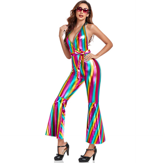 Women's Retro Disco Performance Costume