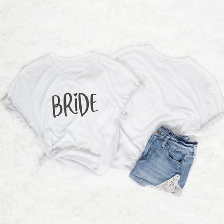 BRIDE letter casual loose top