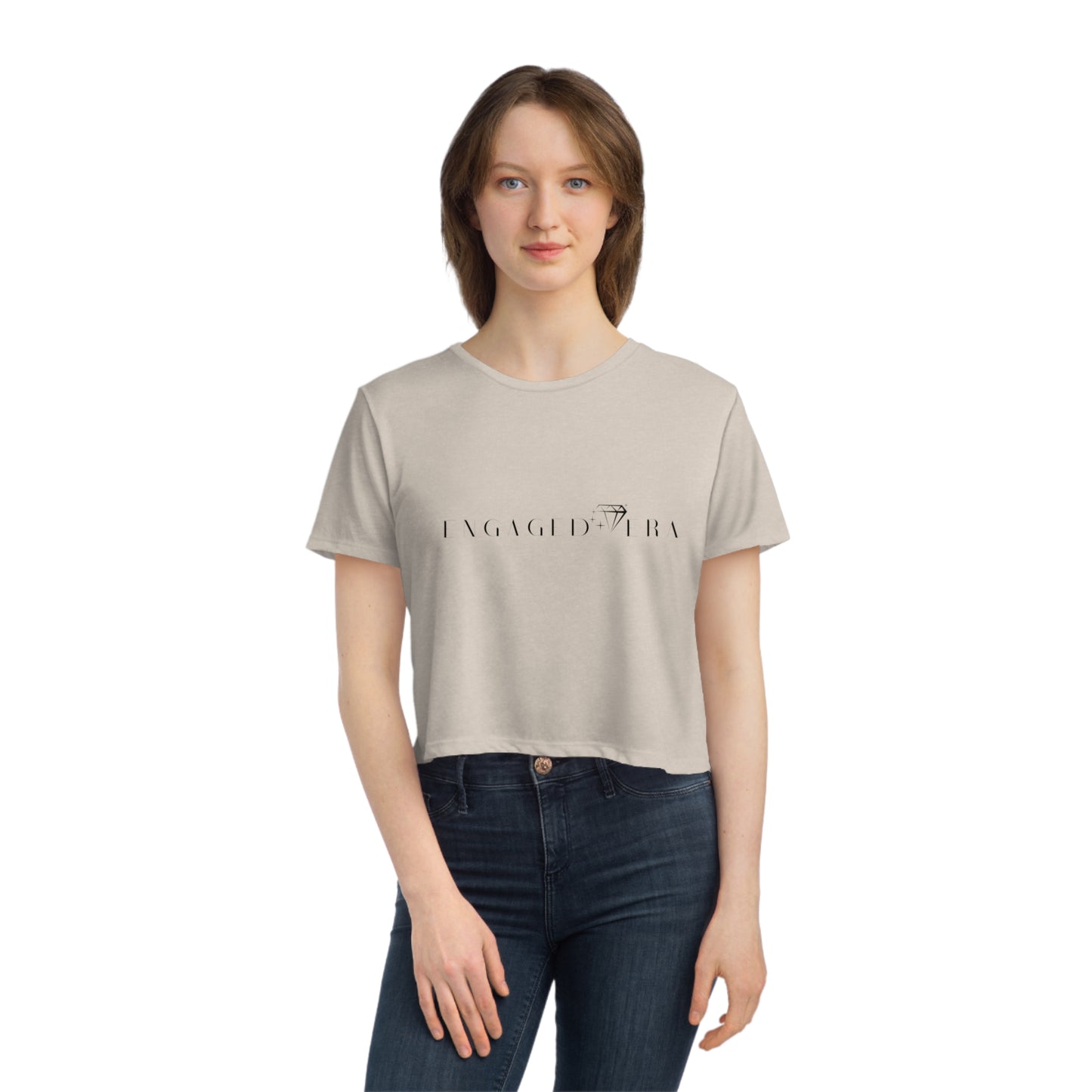 Engaged Era Women's Flowy Cropped Tee