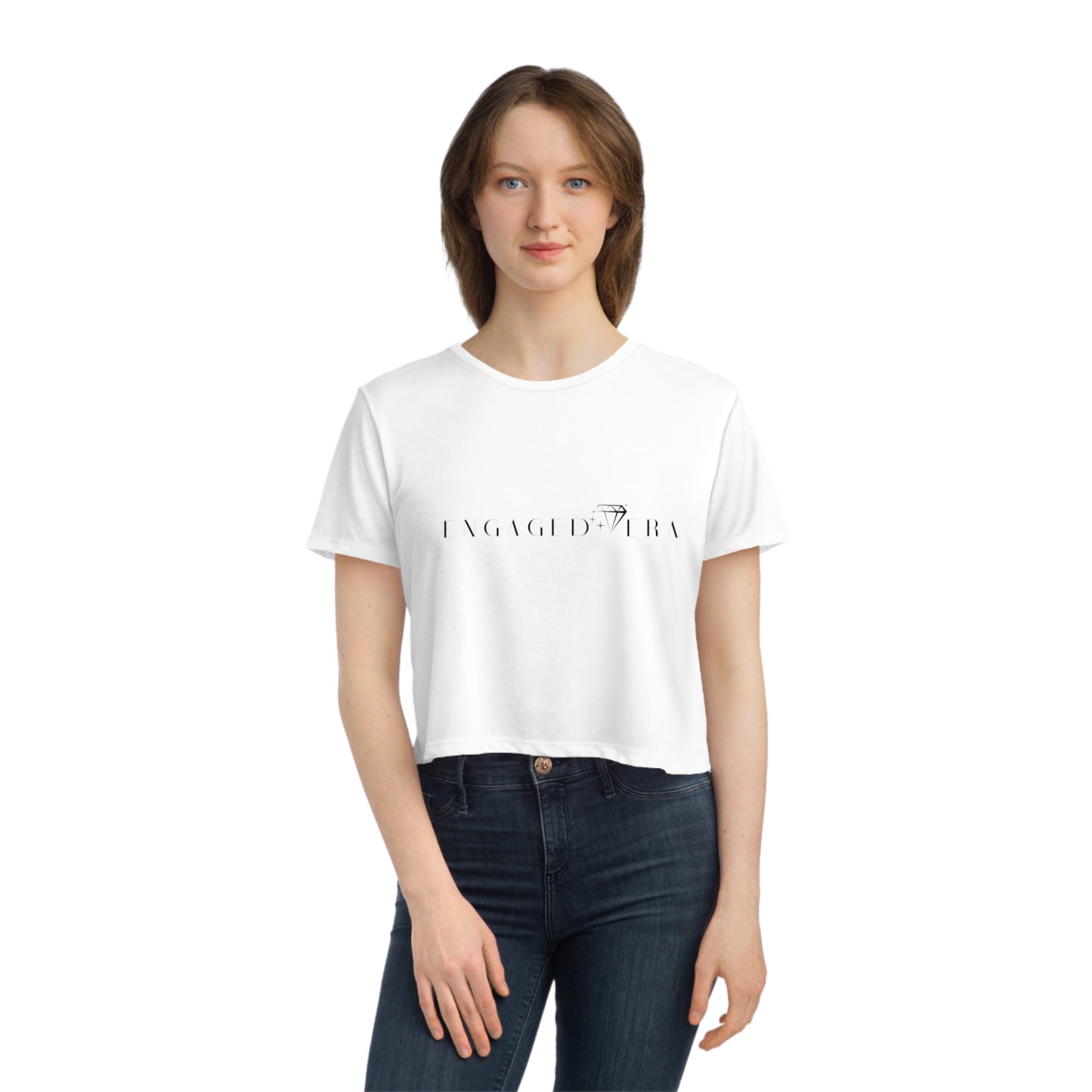 Engaged Era Women's Flowy Cropped Tee