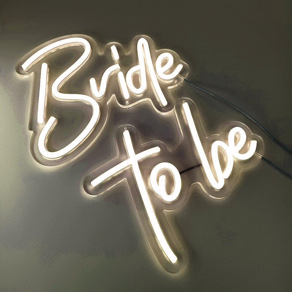 Bride To Be Neon Light LED Net Red Atmosphere Wedding