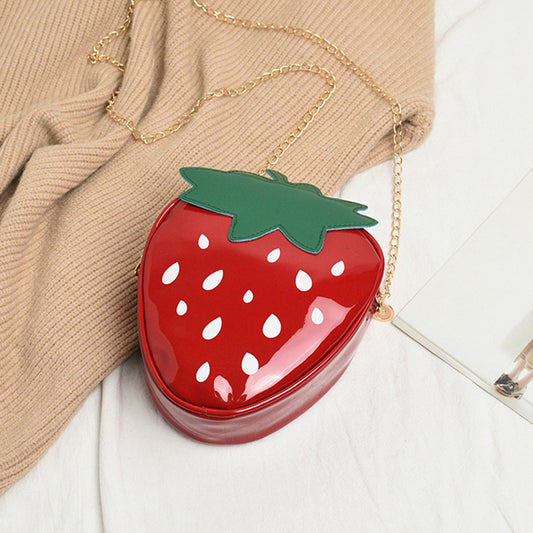 Strawberry crossbody shoulder bag