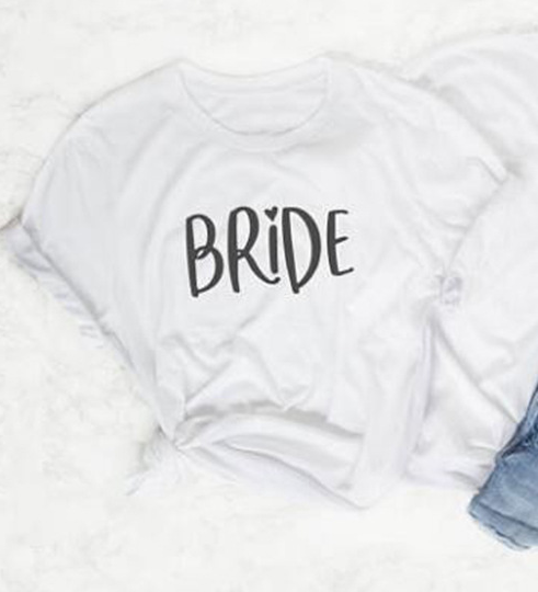 BRIDE letter casual loose top