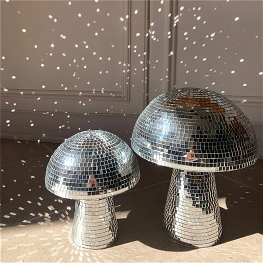 Mirror Glass Brick Mushroom Disco Ball Upholstery