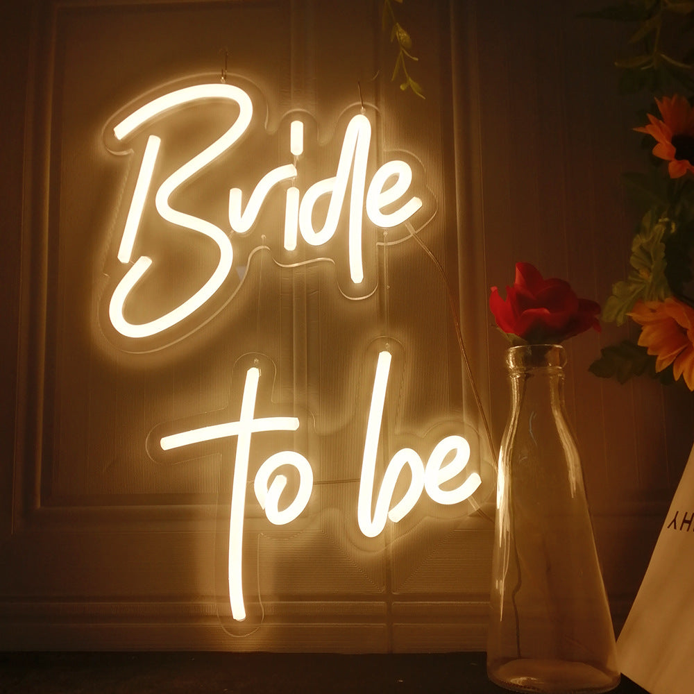 Bride To Be Neon Light LED Net Red Atmosphere Wedding