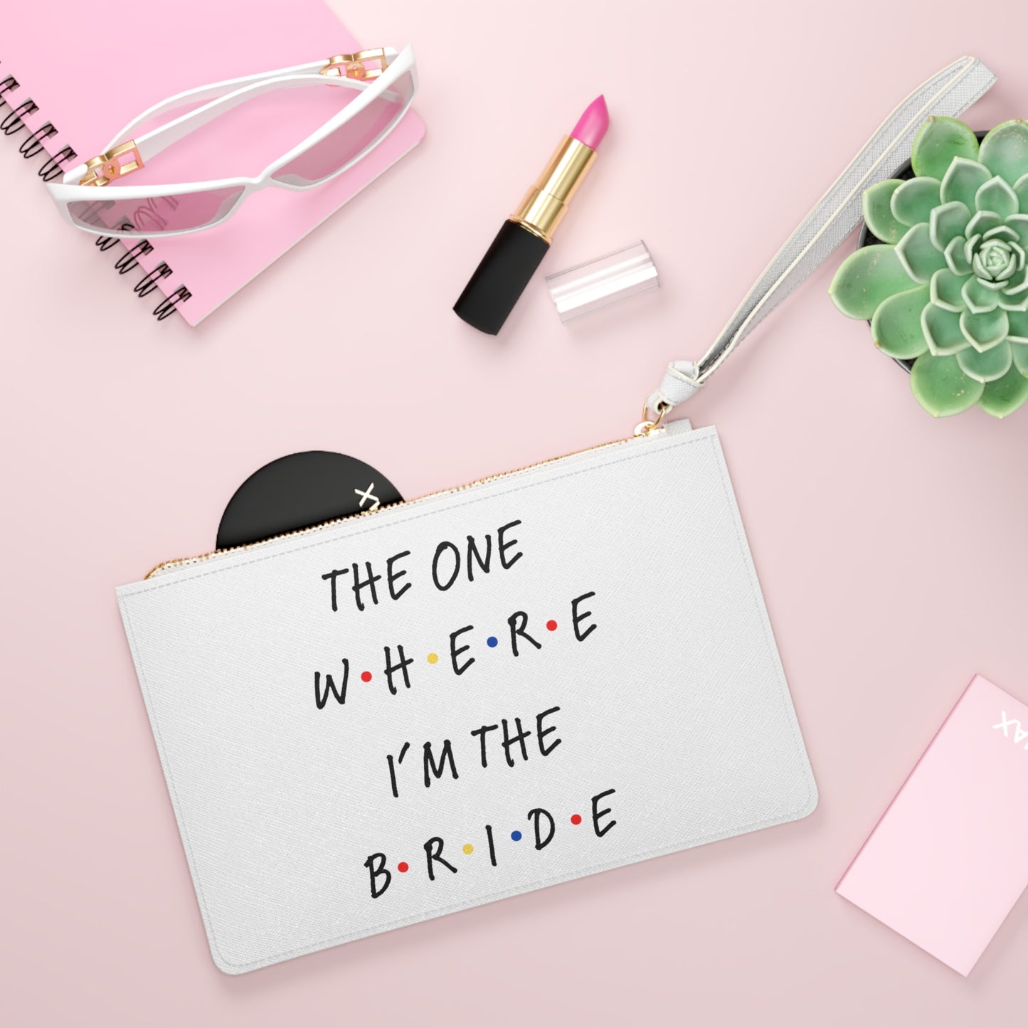 The One Where I'm Bride Clutch Bag