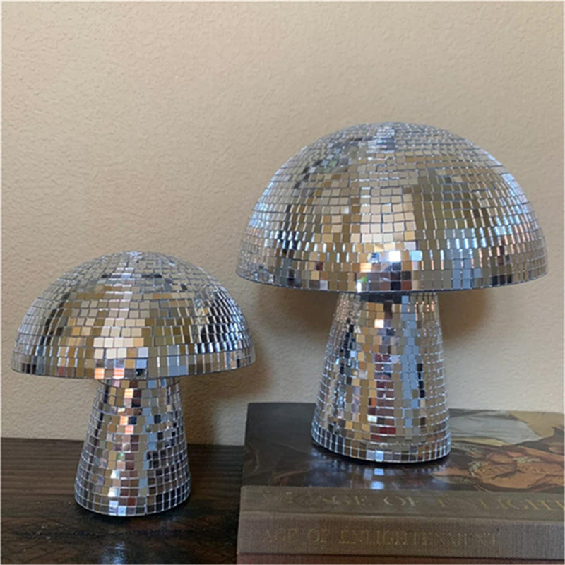 Mirror Glass Brick Mushroom Disco Ball Upholstery