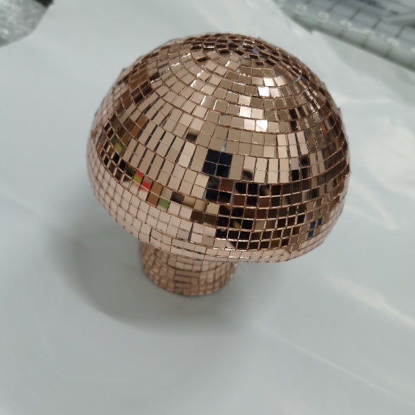 Mirror Glass Brick Mushroom Disco Ball Upholstery