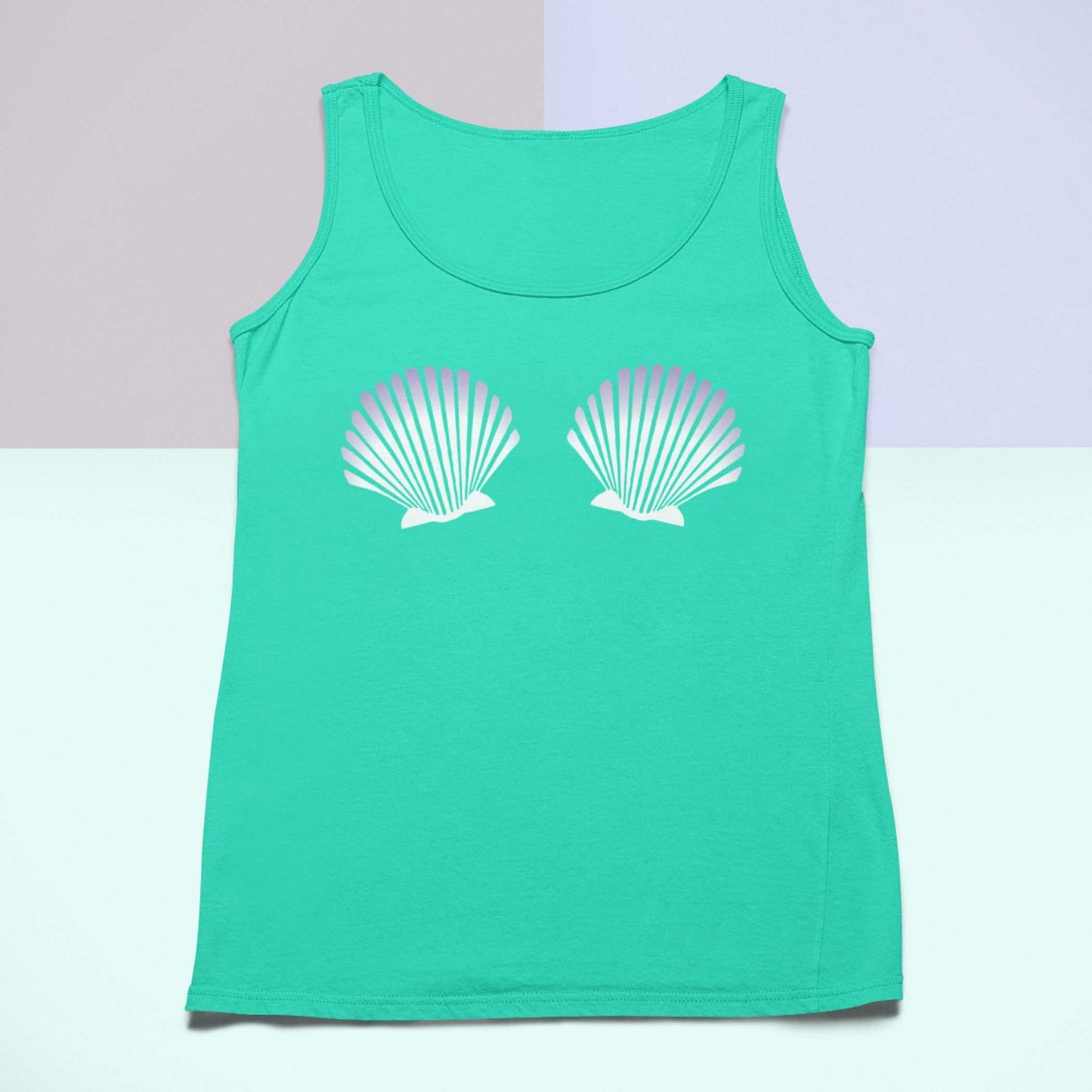 I Washed Up Like This Mermaid | Shell Yeah Beaches! Tank Tops